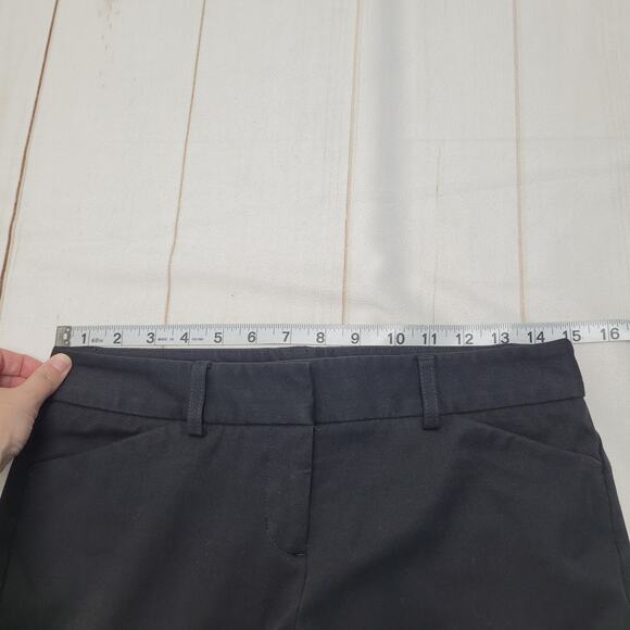 Express editor low rise  barely boot straight pants black slacks ankle - Picture 4 of 8